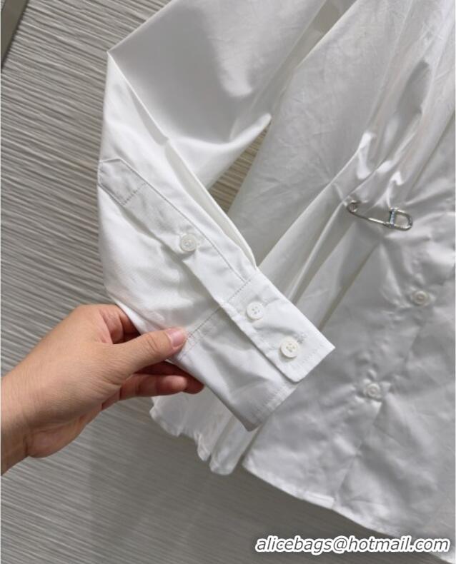 Well Crafted Prada Cotton Shirt DR110655 White 2025