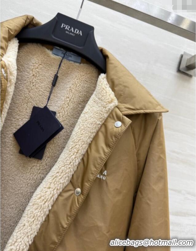 Reasonable Price Prada Nylon Jacket PR111461 Khaki 2025