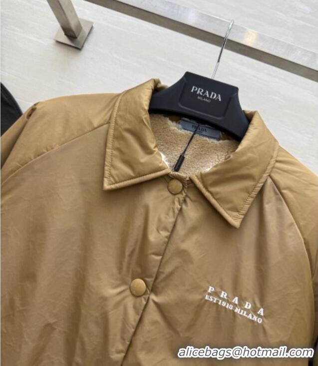 Reasonable Price Prada Nylon Jacket PR111461 Khaki 2025