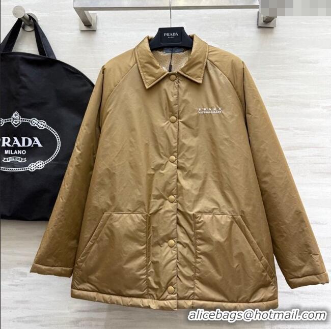 Reasonable Price Prada Nylon Jacket PR111461 Khaki 2025