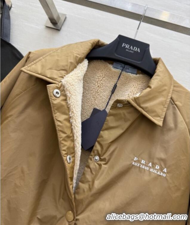 Reasonable Price Prada Nylon Jacket PR111461 Khaki 2025