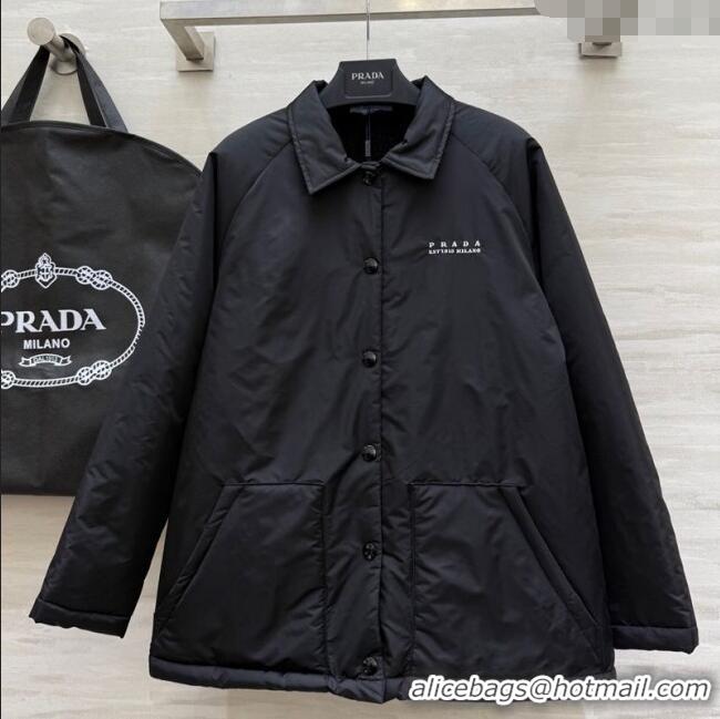 Unique Grade Prada Nylon Jacket PR111461 Black 2025