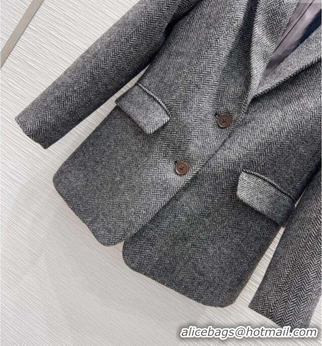 Top Quality Prada Jacket PR111520 Grey 2025