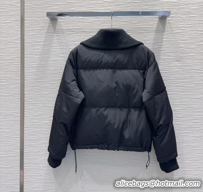 Luxury Cheap Prada Down Jacket PR111528 Black 2025