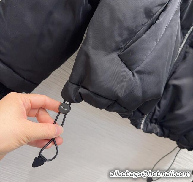 Luxury Cheap Prada Down Jacket PR111528 Black 2025