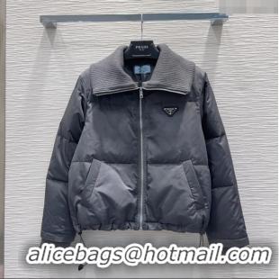 Buy New Cheap Prada Down Jacket PR111528 Grey 2025