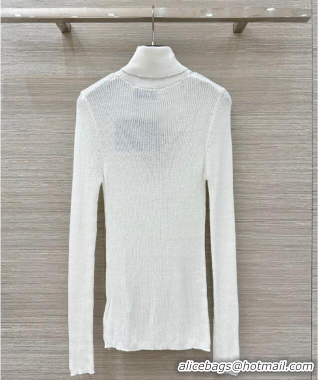 Top Quality Prada Wool Sweater PR111529 White 2025