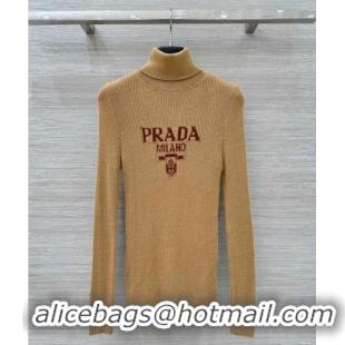 Famous Brand Prada Wool Sweater PR111529 Khaki 2025