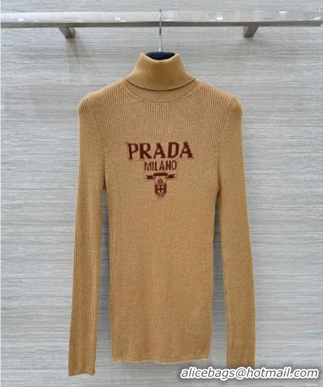 Famous Brand Prada Wool Sweater PR111529 Khaki 2025