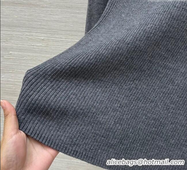 Well Crafted Discount Prada Wool Sweater PR111529 Grey 2025