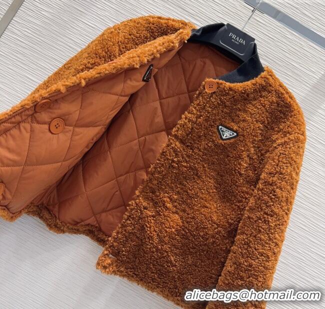 Well Crafted Prada Reversible Jacket PR111541 Brown 2025