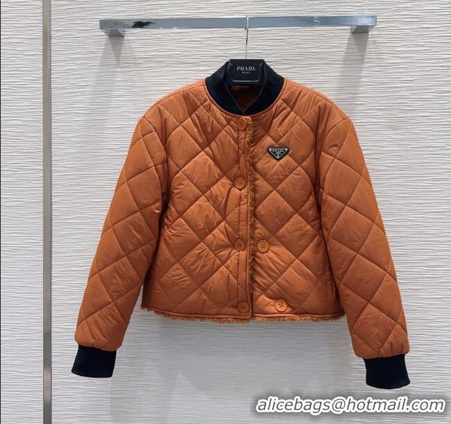 Well Crafted Prada Reversible Jacket PR111541 Brown 2025