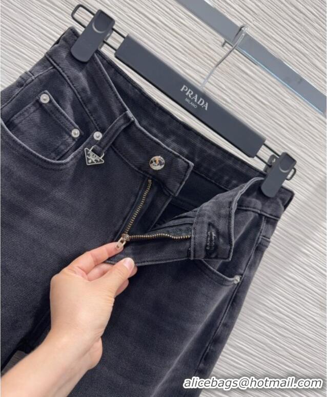 Fashion Discount Prada Denim Jeans PR111542 Black 2025
