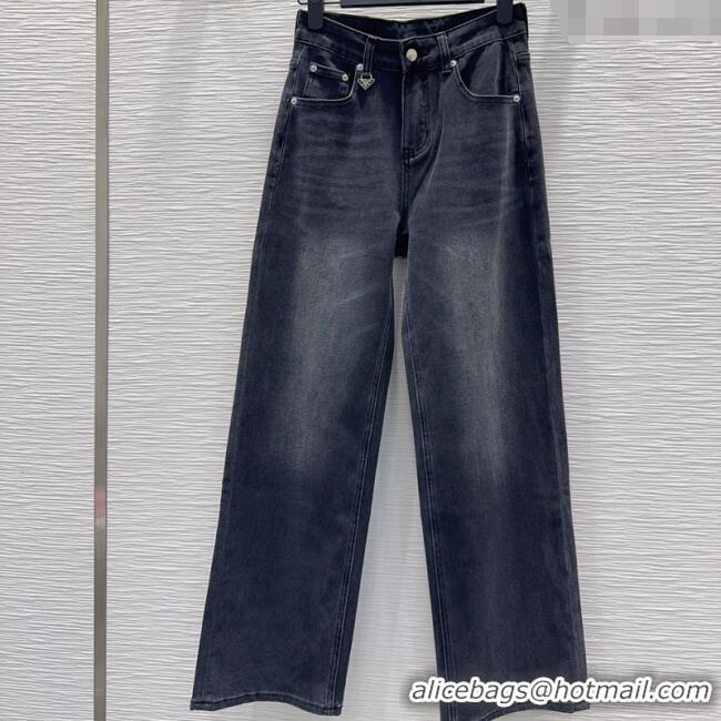 Fashion Discount Prada Denim Jeans PR111542 Black 2025