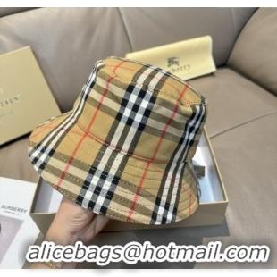 Famous Brand Burberry Bucket Hat B103002 Khaki 2025