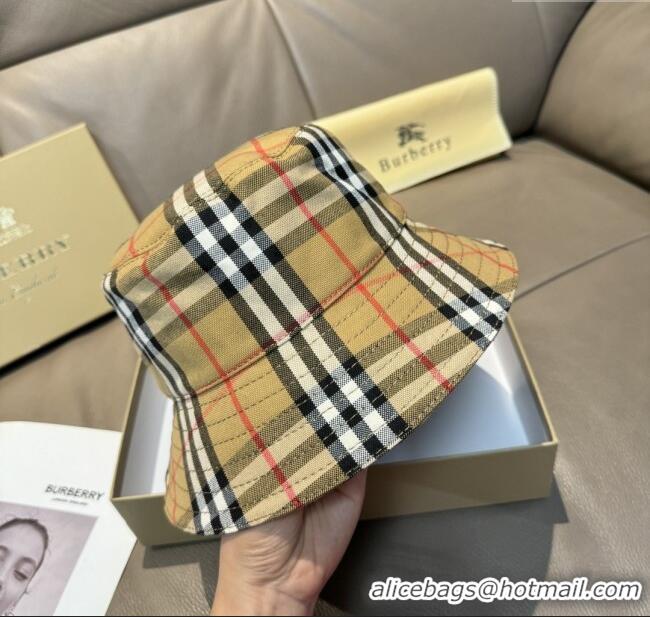 Famous Brand Burberry Bucket Hat B103002 Khaki 2025