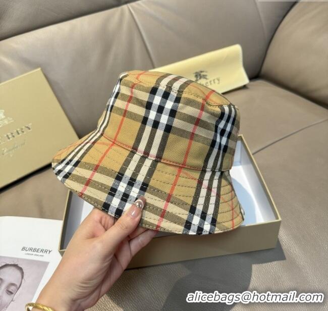Famous Brand Burberry Bucket Hat B103002 Khaki 2025