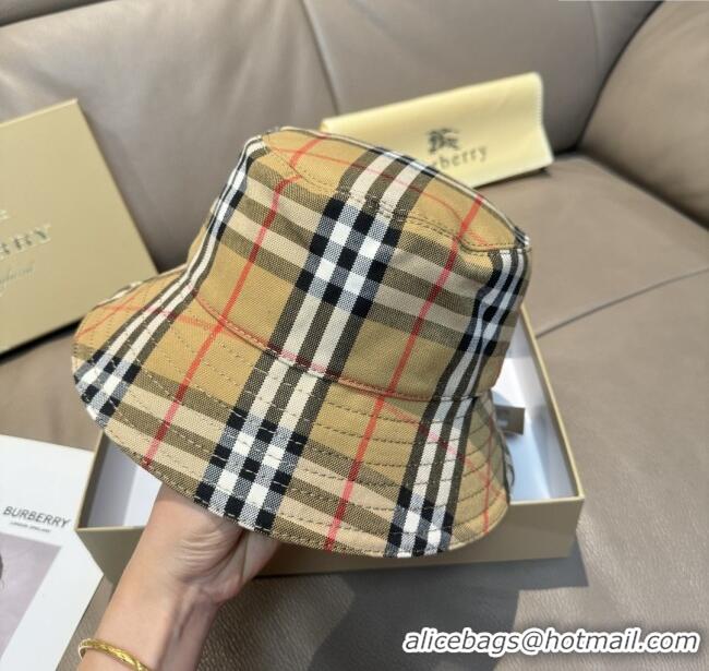 Famous Brand Burberry Bucket Hat B103002 Khaki 2025