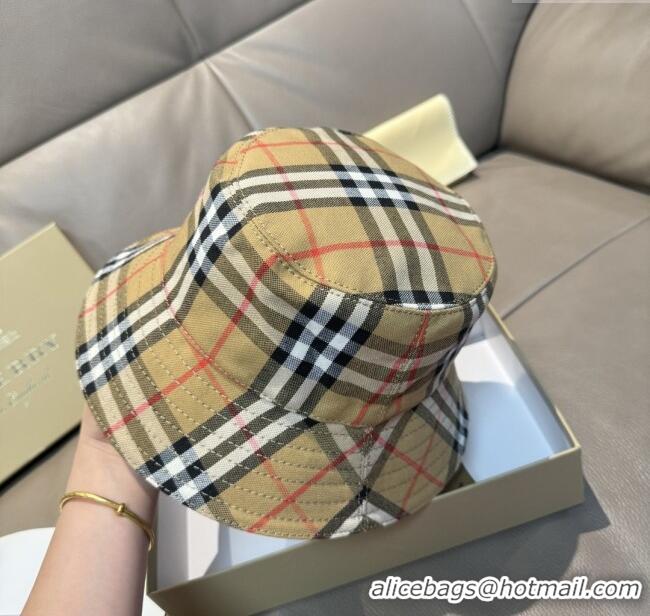 Famous Brand Burberry Bucket Hat B103002 Khaki 2025