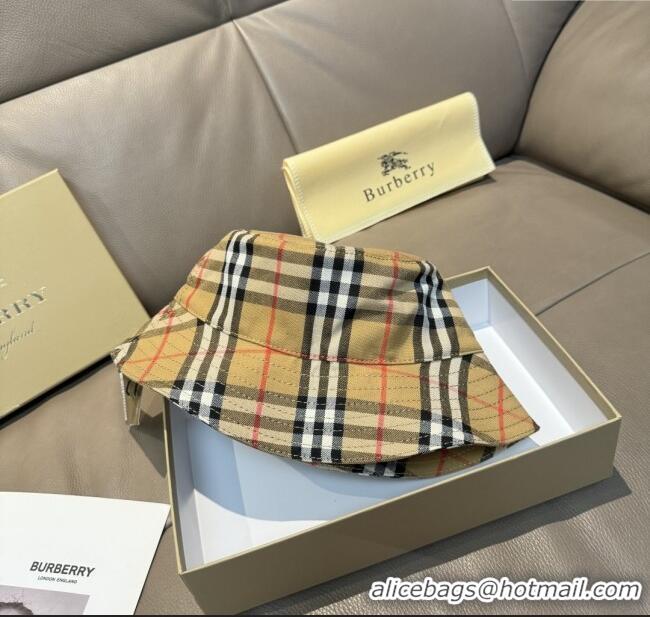 Famous Brand Burberry Bucket Hat B103002 Khaki 2025