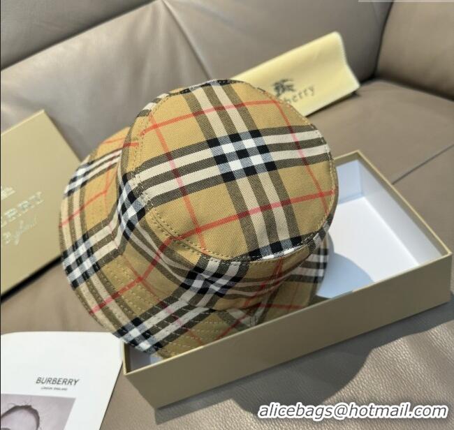 Famous Brand Burberry Bucket Hat B103002 Khaki 2025