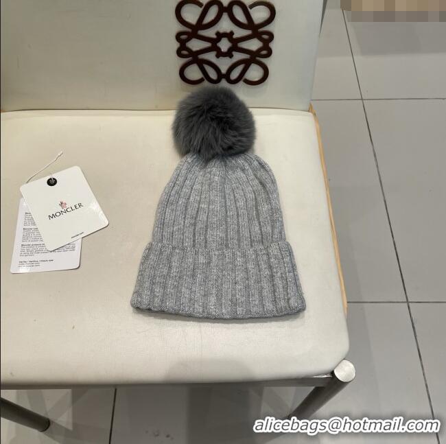 Buy Inexpensive Moncler Wool Hat M103004 Grey 2025