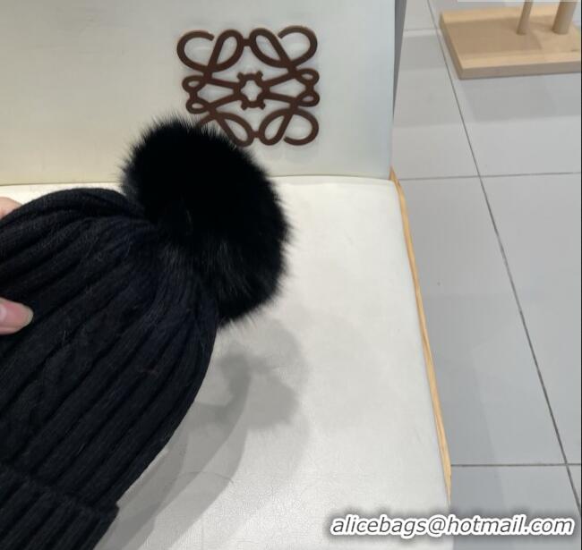 Buy Discount Moncler Wool Hat M103005 Black 2025