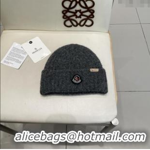 Well Crafted Moncler Knit Hat M103007 Deep Grey 2025