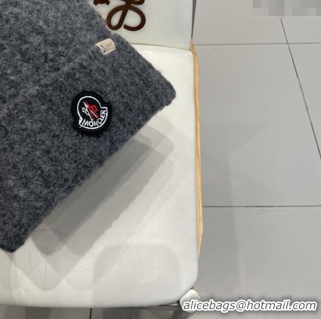 Well Crafted Moncler Knit Hat M103007 Deep Grey 2025