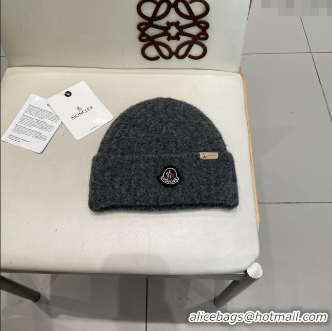 Well Crafted Moncler Knit Hat M103007 Deep Grey 2025