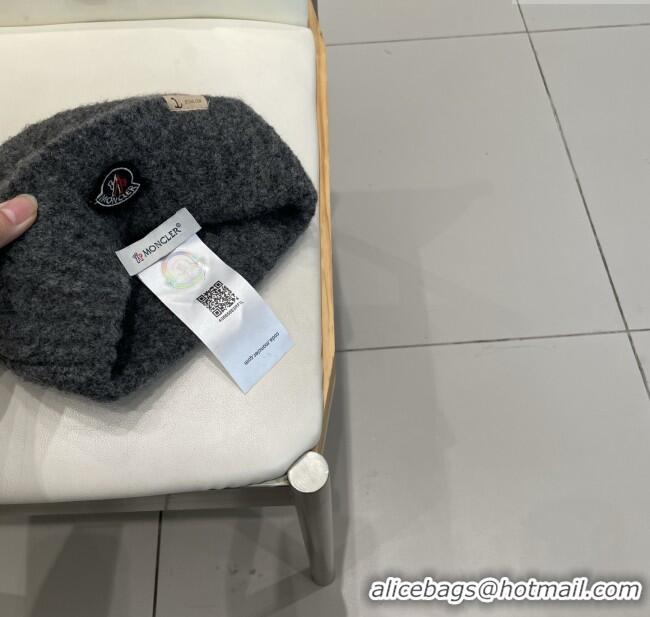 Well Crafted Moncler Knit Hat M103007 Deep Grey 2025