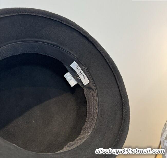 Super Quality Chanel Wool Hat CH103015 Black 2025