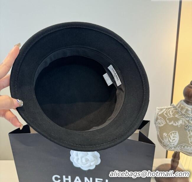 Super Quality Chanel Wool Hat CH103015 Black 2025