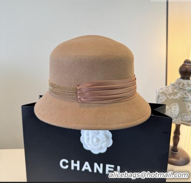Top Quality Chanel Wool Hat CH103016 Brown 2025
