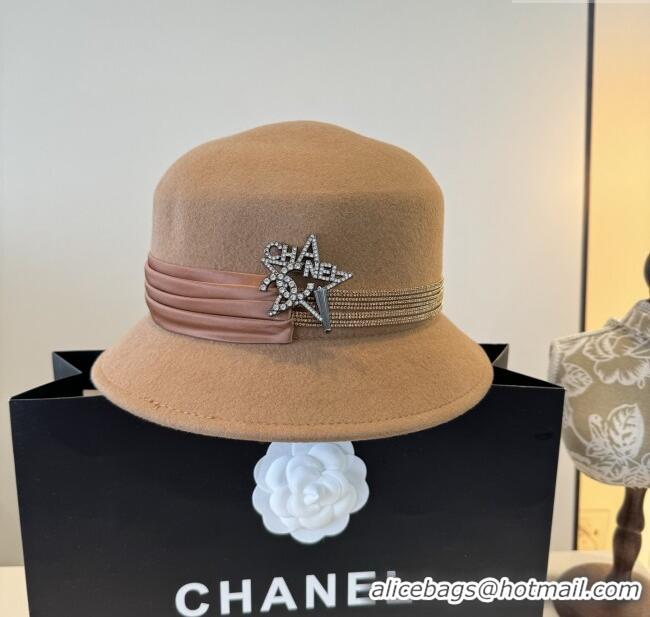 Top Quality Chanel Wool Hat CH103016 Brown 2025