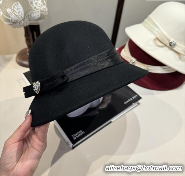 Grade Promotional Chanel Wool Hat CH103018 Deep Red 2025