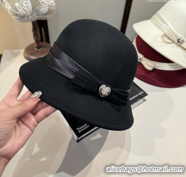 Grade Promotional Chanel Wool Hat CH103018 Deep Red 2025