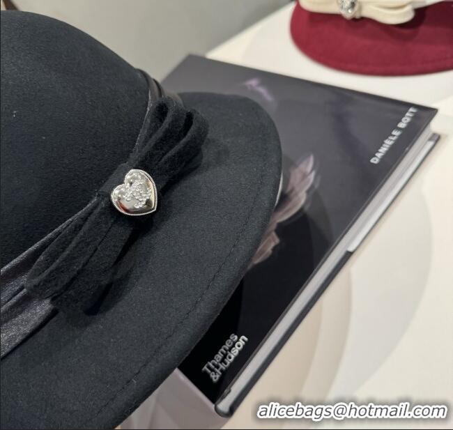 Grade Promotional Chanel Wool Hat CH103018 Deep Red 2025