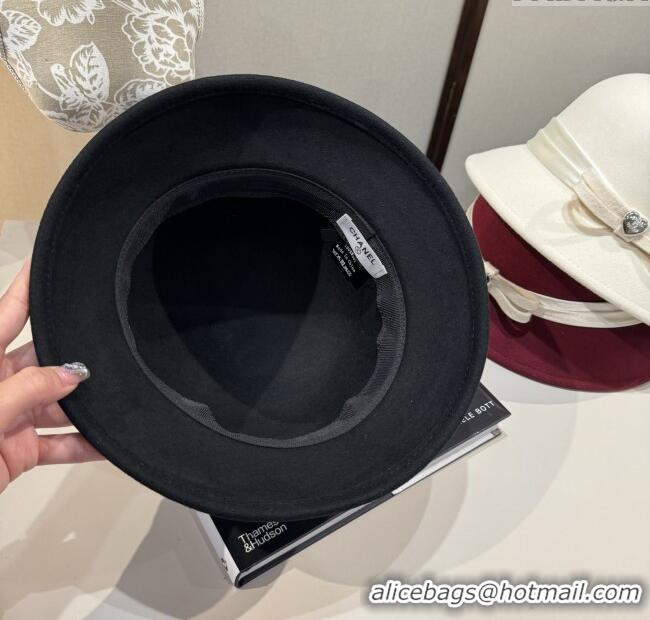 Grade Promotional Chanel Wool Hat CH103018 Deep Red 2025