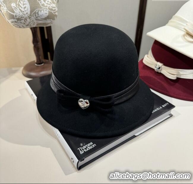 Grade Promotional Chanel Wool Hat CH103018 Deep Red 2025