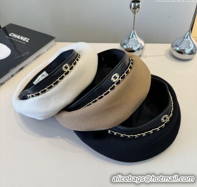 Reasonable Price Chanel Beret Hat CH103102 White 2025
