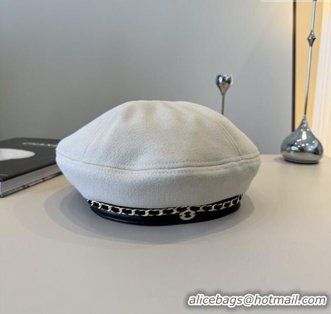 Reasonable Price Chanel Beret Hat CH103102 White 2025