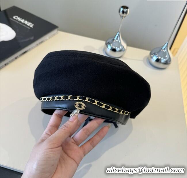 Traditional Specials Chanel Beret Hat CH103103 Black 2025