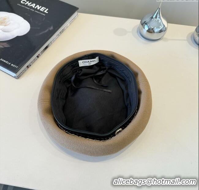 Most Popular Chanel Beret Hat CH103104 Brown 2025