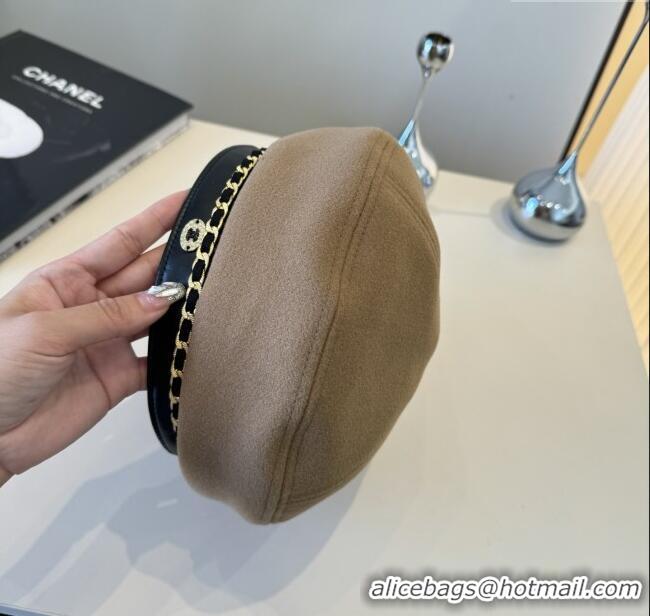 Most Popular Chanel Beret Hat CH103104 Brown 2025