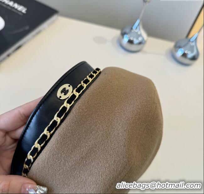 Most Popular Chanel Beret Hat CH103104 Brown 2025
