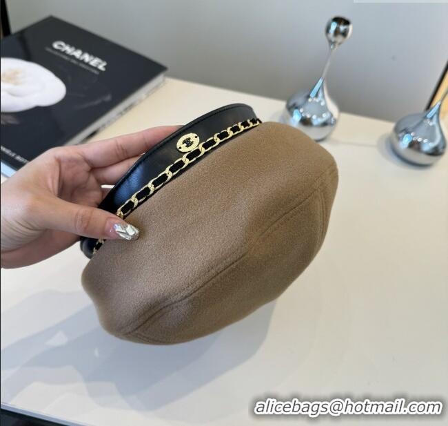 Most Popular Chanel Beret Hat CH103104 Brown 2025