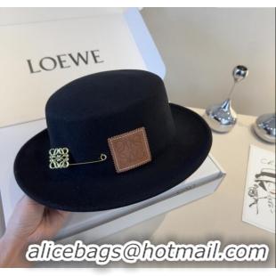 Well Crafted Loewe Wool Felt Hat L103011 Black 2025