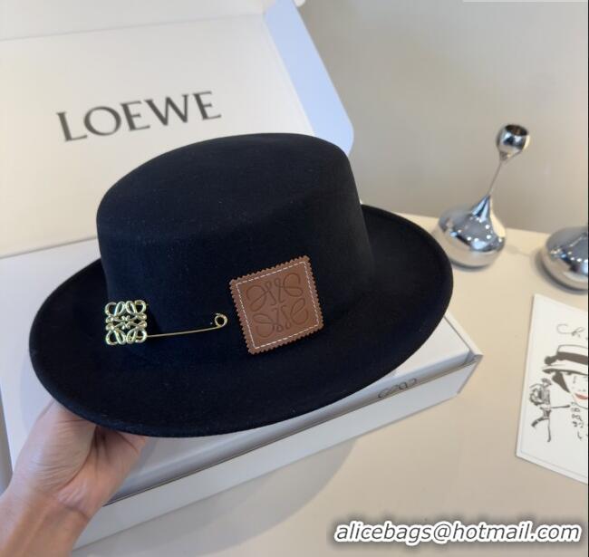 Well Crafted Loewe Wool Felt Hat L103011 Black 2025