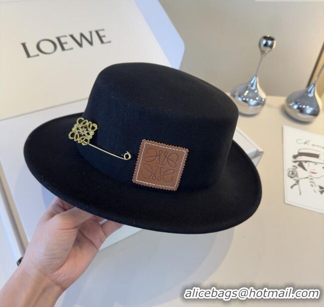 Well Crafted Loewe Wool Felt Hat L103011 Black 2025